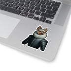 Yorkshire Terrier Renaissance Royal Portrait Sticker, Dog Portrait Vinyl Decal, Kiss-Cut Sticker, Yorkshire Terrier Lover Gift