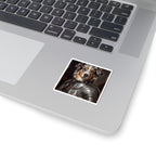 Australian Shepherd Medieval Knight Portrait Sticker, Dog Portrait Vinyl Decal, Kiss-Cut Sticker, Australian Shepherd Lover Gift