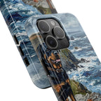 Acrylic Gallery Print Rottweiler - Coastal Cliffside | Tough Phone Case — view 23 of 28