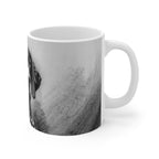 German Shorthaired Pointer Charcoal Portrait Ceramic Mug 11oz | Premium Dog Art | Tritan