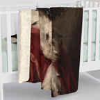 Poodle Kings & Queens Royal Portrait Regal Throw Blanket | Premium Dog Art | Tritan