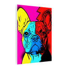 Pop Art French Bulldog Canvas — Bold Dog Wall Art