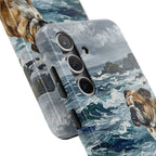 English Bulldog Acrylic Gallery Print Coastal Cliffside Phone Case | Premium Dog Prints | Tritan — view 26 of 28