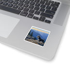 Acrylic Miniature Schnauzer - Mountain Overlook | Kiss-Cut Stickers