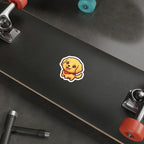 Chibi Golden Retriever Sticker | Tritan