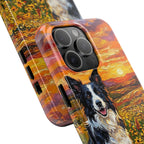 Border Collie Acrylic Gallery Print Sunset Prairie Tough Phone Case | Dog Lover Gift — view 19 of 24