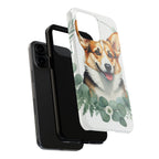 Corgi Watercolor Botanical Wreath Phone Case | Premium Dog Prints | Tritan — view 25 of 28