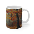 Acrylic Corgi - Autumn Woods | Ceramic Mug 11oz