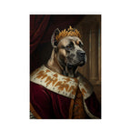 Cane Corso Kings & Queens Royal Portrait Matte Poster, Regal Dog Art Print, Cane Corso Lover Gift, Wall Art