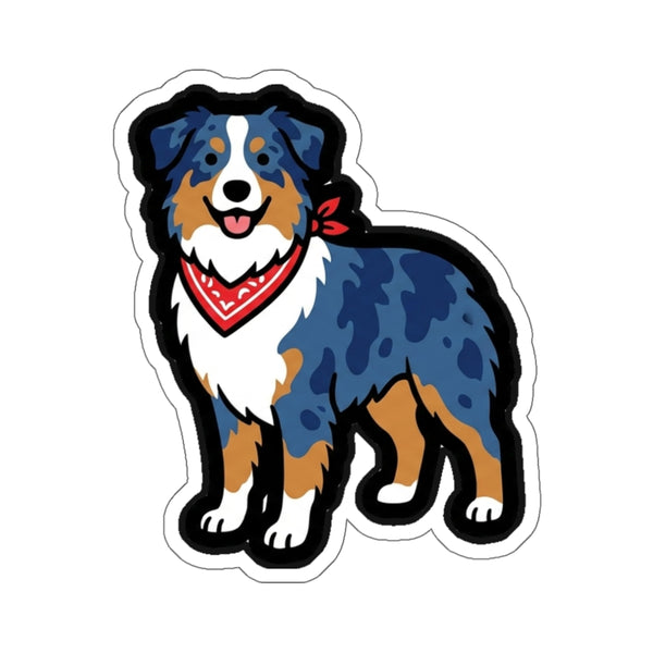 Pop Art Australian Shepherd Sticker | Tritan
