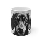 Dachshund Cozy Set — 2-Piece Blanket + Mug Gift Set | Charcoal | Tritan