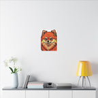 Comic Book Pomeranian Canvas — Bold Dog Wall Art