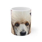 Poodle Watercolor Butterfly Bloom Coffee Mug | Premium Dog Prints | Tritan — primary view
