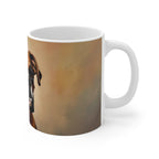 Boxer Oil Portrait Ceramic Mug 11oz | Premium Dog Art | Tritan