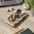 German Shepherd Watercolor Wildflower Field Phone Case | Premium Dog Prints | Tritan — view 13 of 28