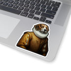 Beagle Renaissance Royal Portrait Sticker, Dog Portrait Vinyl Decal, Kiss-Cut Sticker, Beagle Lover Gift