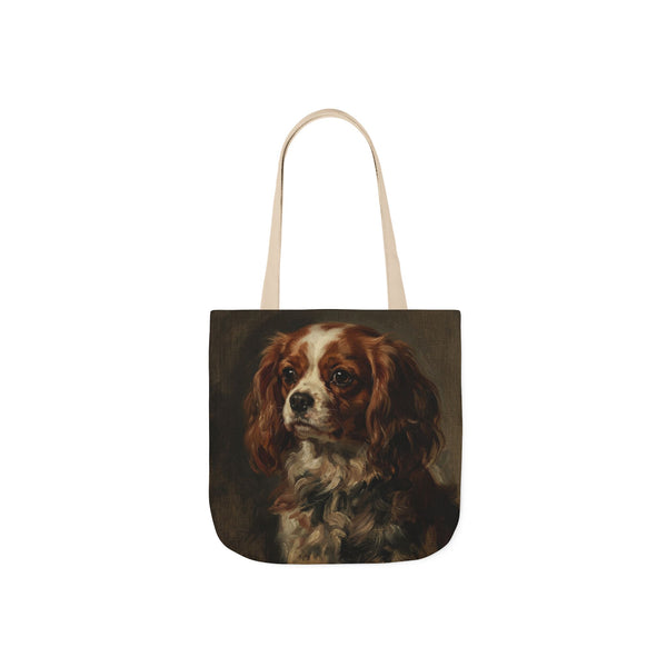 Cavalier King Charles Spaniel Tote Bag | Painterly Dog Art Canvas Tote | Cavalier Mom Gift | Dog Lover Market Bag | Pet Portrait Accessory