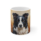 Border Collie Cozy Set — 2-Piece Blanket + Mug Gift Set | Autumn Woods | Tritan