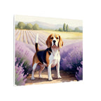Beagle Watercolor Canvas Art | Dog Lover Gift | Pet Wall Decor | Animal Painting Print | Ready to Hang