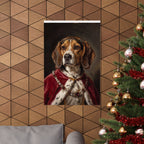 Beagle Kings & Queens Royal Portrait Matte Poster, Regal Dog Art Print, Beagle Lover Gift, Wall Art