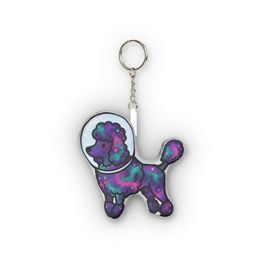 Cosmic Poodle Plush Keychain | Tritan