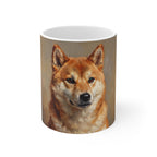 Shiba Inu Renaissance Portrait Mug, Dog Lover Gift, Pet Owner Decor, Regal Shiba Coffee Cup, Art Fan Present