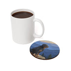 Acrylic Rottweiler - Mountain Overlook | Cork Back Coaster