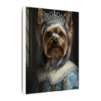 Yorkshire Terrier Renaissance Royal Portrait Canvas Wall Art, Regal Dog Painting, Yorkshire Terrier Lover Gift, Stretched Canvas