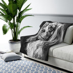 Cavalier King Charles Spaniel Cozy Set — 2-Piece Blanket + Mug Gift Set | Charcoal | Tritan