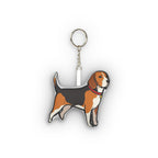 Pop Art Beagle Plush Keychain | Tritan