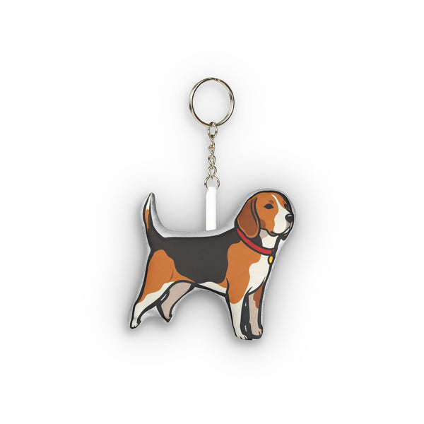 Pop Art Beagle Plush Keychain | Tritan