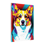 Pop Art Corgi Canvas — Bold Dog Wall Art