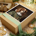 Cavalier King Charles Spaniel Renaissance Royal Portrait Sticker, Dog Portrait Vinyl Decal, Kiss-Cut Sticker, Dog Mom Gift Sticker