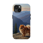 Acrylic Pomeranian - Mountain Overlook | Tough Phone Case