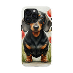 Dachshund Watercolor Wildflower Field Phone Case | Premium Dog Prints | Tritan — view 8 of 28
