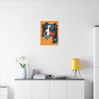 Comic Book Australian Shepherd Canvas — Bold Dog Wall Art