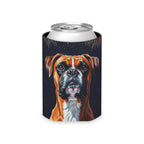 Boxer Can Cooler, America 250 Patriotic Dog Art Pattern, Boxer Dog Gift, Summer Party Favor, USA Flag Drinkware, Boxer Mom Dad Present