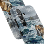 Acrylic Gallery Print English Bulldog - Coastal Cliffside | Tough Phone Case — view 26 of 28
