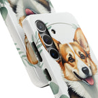 Corgi Watercolor Botanical Wreath Phone Case | Premium Dog Prints | Tritan — view 26 of 28