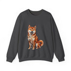 Shiba Inu Sweatshirt | Painterly Dog Art Crewneck | Shiba Mom Gift | Cozy Pullover for Dog Lovers | Pet Portrait Apparel