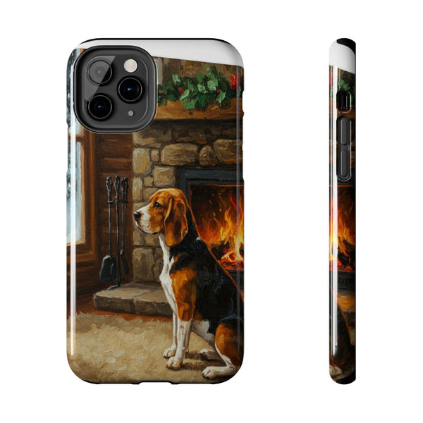 Beagle Phone Case — Acrylic Dog Art | iPhone 17/16/15 & Samsung | Dog Lover Gift