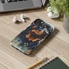 Rottweiler Watercolor Wildflower Field Phone Case | Premium Dog Prints | Tritan — view 13 of 28