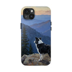 Acrylic Border Collie - Mountain Overlook | Tough Phone Case