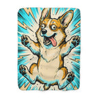 Corgi Cozy Set — 2-Piece Blanket + Mug Gift Set | Comic | Tritan