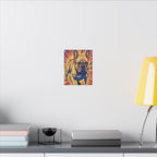 French Bulldog Pop Art Canvas - Dynamic Comic Book Style Wall Art with Halftone Dots - Energetic Retro Dog Print
