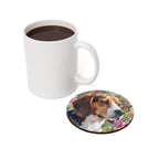 Beagle Watercolor Butterfly Bloom Drink Coaster | Premium Dog Art | Tritan