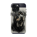 Charcoal Rottweiler Rottweiler Tough Phone Case - Rottweiler pride — gentle giants deserve great art — view 19 of 103