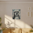 Pop Art Husky Canvas | Bold Dog Wall Art