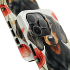 Dachshund Watercolor Wildflower Field Phone Case | Premium Dog Prints | Tritan — view 17 of 28