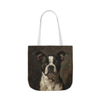 Boston Terrier Tote Bag | Painterly Dog Art Canvas Tote | Boston Mom Gift | Dog Lover Market Bag | Pet Portrait Accessory